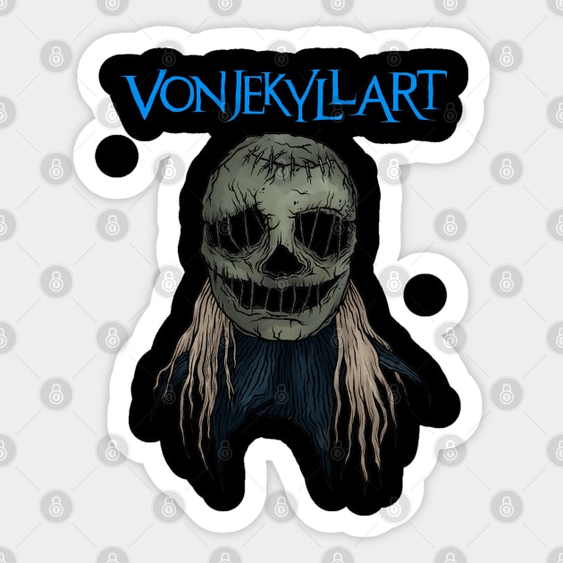 Executioner (Color) Sticker by VonJekyllArt